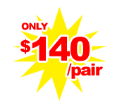 Only $140/pair